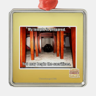 My temple is prepared. metal tree decoration