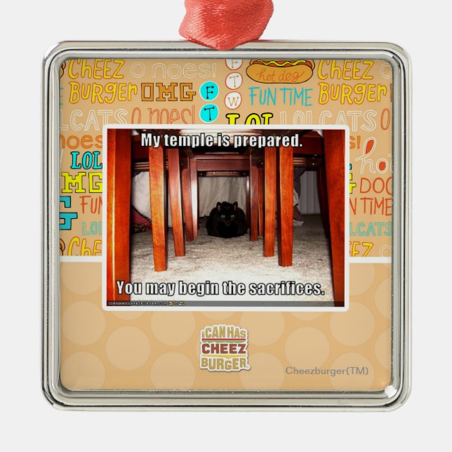 My temple is prepared. metal tree decoration (Front)