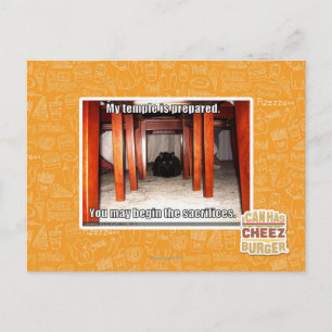 My temple is prepared. postcard