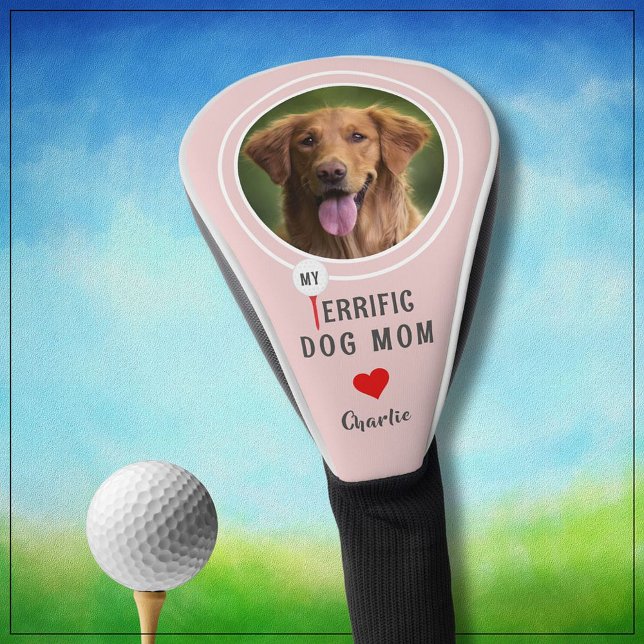 My Terrific Dog Mum Personalised Golfer Photo  Golf Head Cover (Creator Uploaded)