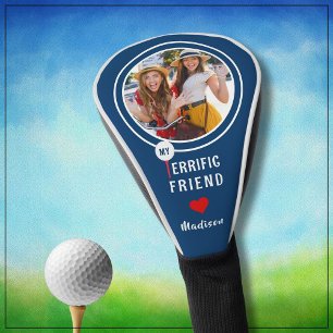 My Terrific Friend Personalised Golfer Photo  Golf Head Cover