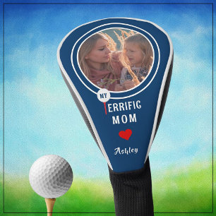 My Terrific Mom Personalized Golfer Photo Golf Head Cover
