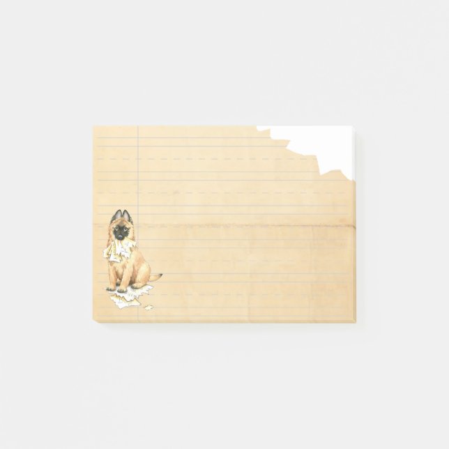 My Tervuren Ate My Homework Post-it Notes (Front)