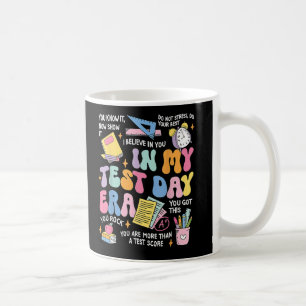 My Test Day Era Retro Groovy Testing Day Teacher Coffee Mug
