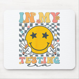 My Testing Era Funny Groovy Test Day Teacher Stude Mouse Pad
