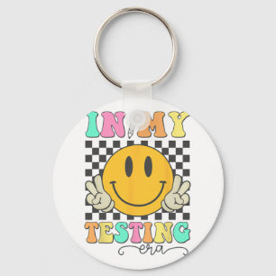My Testing Era Rock The Test Testing Day Smile Hip Key Ring
