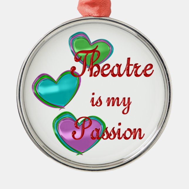 My Theatre Passion Metal Tree Decoration (Front)