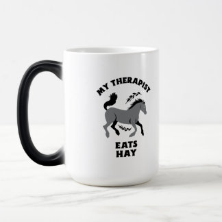MY THERAOIST EATS HAY MAGIC MUG