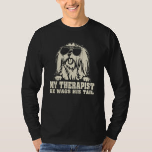 My Therapist He Wags His Tail Maltese T-Shirt
