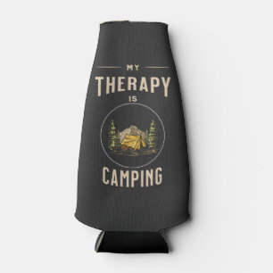 My therapy is camping bottle cooler