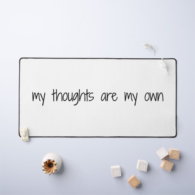 My Thoughts Desk Mat (Kids Table)