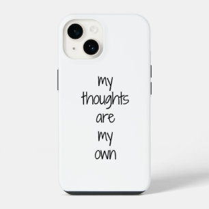 My Thoughts iPhone Case