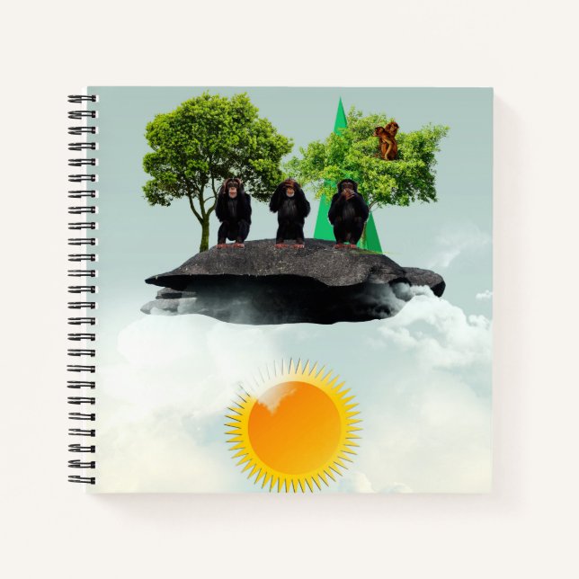 My three monkeys notebook (Front)