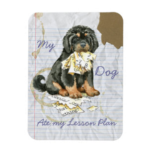 My Tibetan Mastiff Ate My Lesson Plan Magnet
