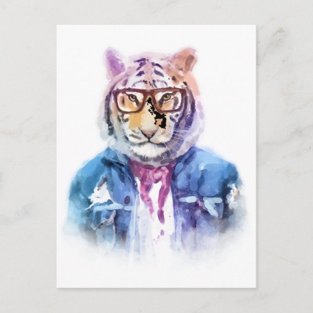 My Tiger Postcard (Front)