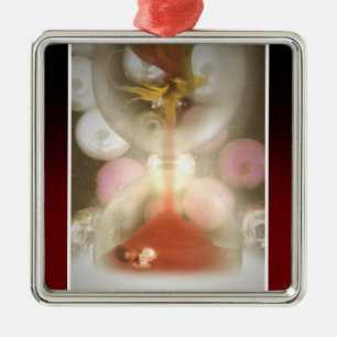 My time is already running late metal tree decoration