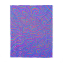 My Time, My Relaxation – Psychedelic Throw Blanke