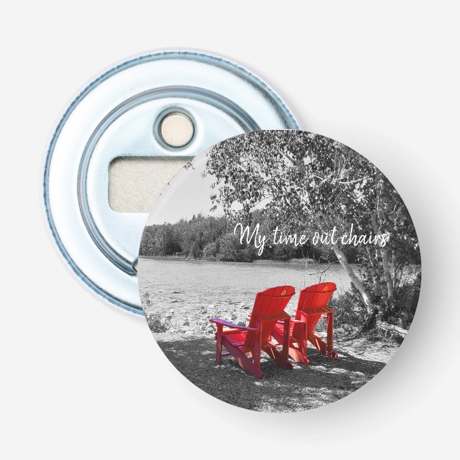 My Time out chairs Bottle Opener (Front)