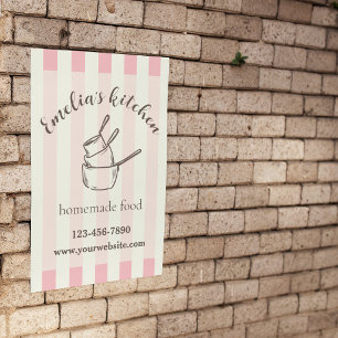 My tiny kitchen Business Contact Info Poster