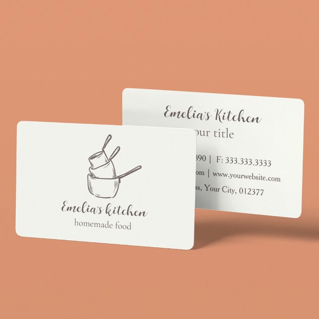 My tiny kitchen Catering Business Card (Creator Uploaded)