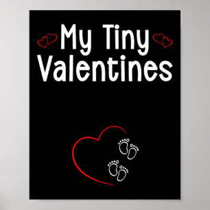 My Tiny Valentines Twins Byby Kids Love  Poster