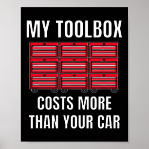 My Toolbox Costs More Than Your Car Fun Mechanics  Poster
