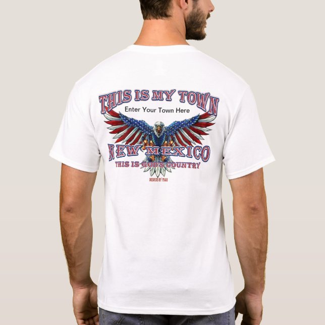 My Town New Mexico T-Shirt (Back)