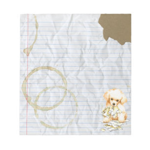 My Toy Poodle Ate my Lesson Plan Notepad