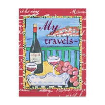 My Travels Postcard