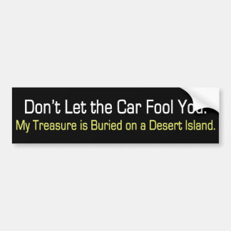 My Treasure Bumpersticker Bumper Sticker