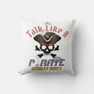 My Treasure International Talk Like a Pirate day Cushion