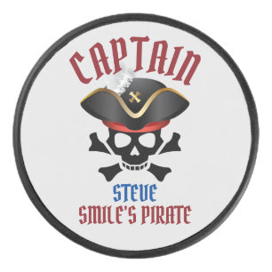 My Treasure International Talk Like a Pirate day Hockey Puck