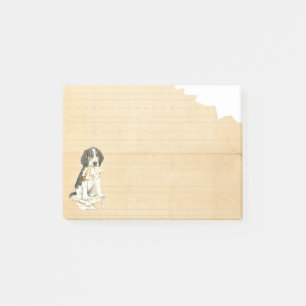 My Treeing Walker Coonhound Ate my Homework Post-it Notes