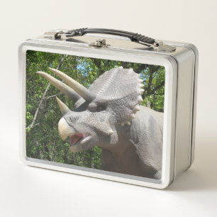My Triceratops Dinosaurrs Metal Lunch Box