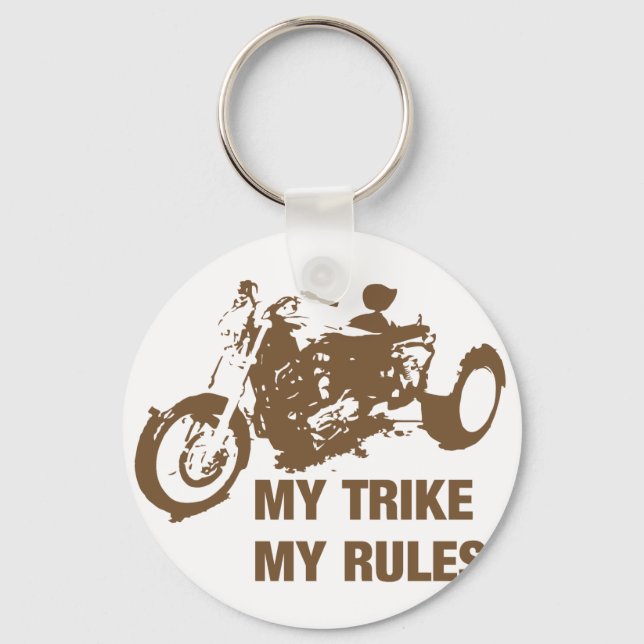 my trick my rules key ring (Front)