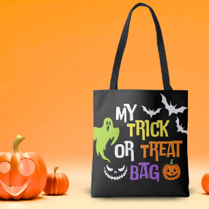 My Trick or Treat Bag Halloween Spooky Ghost Tote
