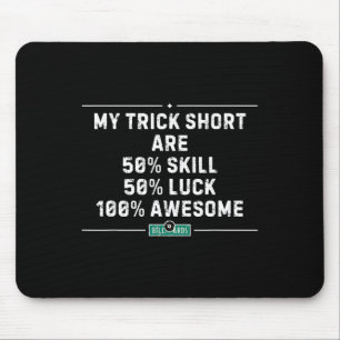 My Trick Shot Billiards Vintage Pool Player Funny Mouse Pad