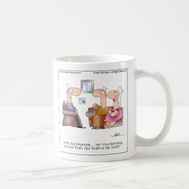 MY TRUTH Mug by April McCallum (Right)