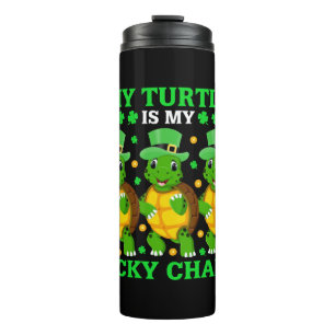 My Turtle Is My Lucky Charm Thermal Tumbler