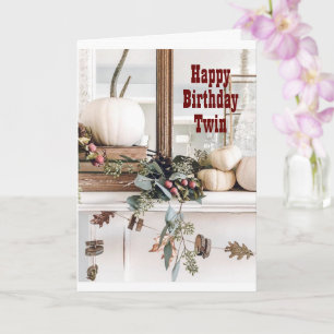 **MY TWIN** ON YOUR SPECIAL DAY CARD