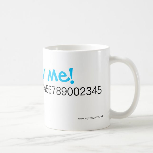 My Twitter Tee - Drinkware Coffee Mug (Right)