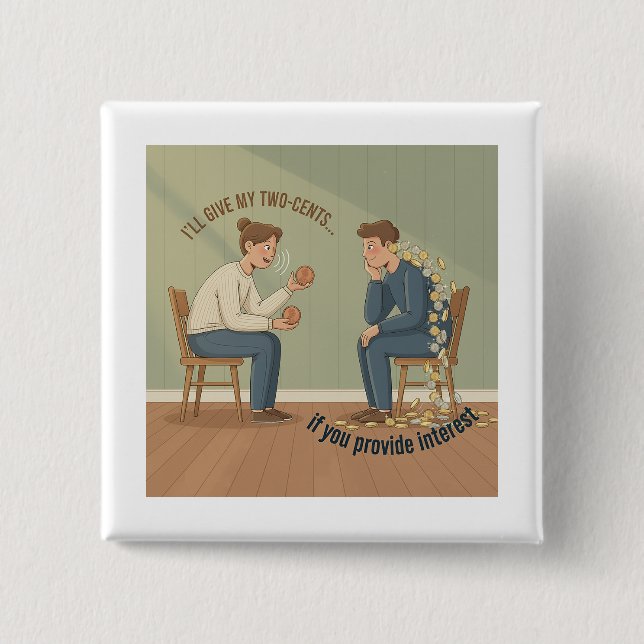 My Two Cents Button (Front)