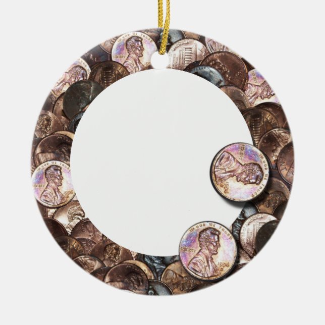 My Two Cents Worth Ceramic Tree Decoration (Front)