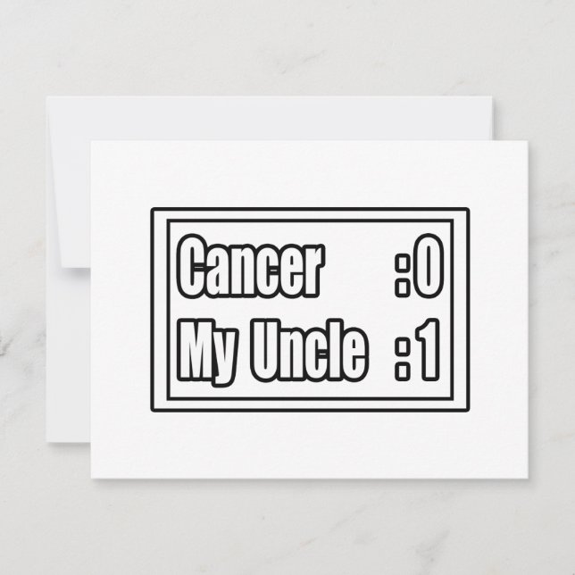 My Uncle Beat Cancer (Scoreboard) (Front)