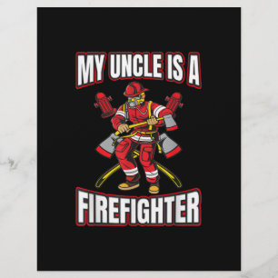 My Uncle Is A Firefighter Flyer