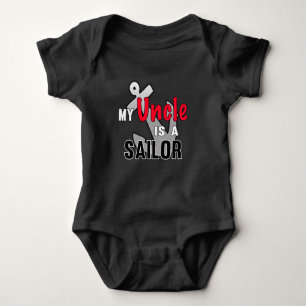 My Uncle is A Sailor Baby Bodysuit