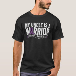 My Uncle Is A Warrior Epilepsy Awareness T-Shirt