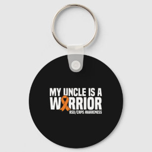 My Uncle Is A Warrior Orange Ribbon Rsdcrps Awaren Key Ring