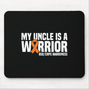 My Uncle Is A Warrior Orange Ribbon Rsdcrps Awaren Mouse Pad