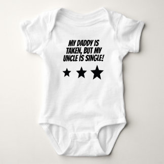 My Uncle Is Single Baby Bodysuit